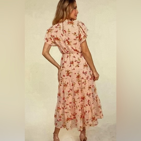 Haptics Floral Pink Dress - Picture 2 of 4